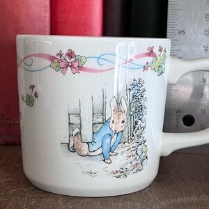 Wedgwood Peter Rabbit Christening Mug – Baby Feeding / Nursery Keepsake